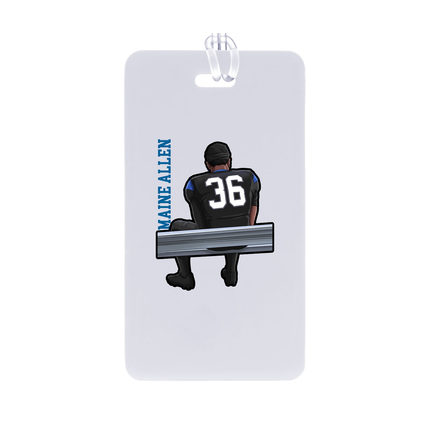 Bag Tag — Name Vertical in Classic