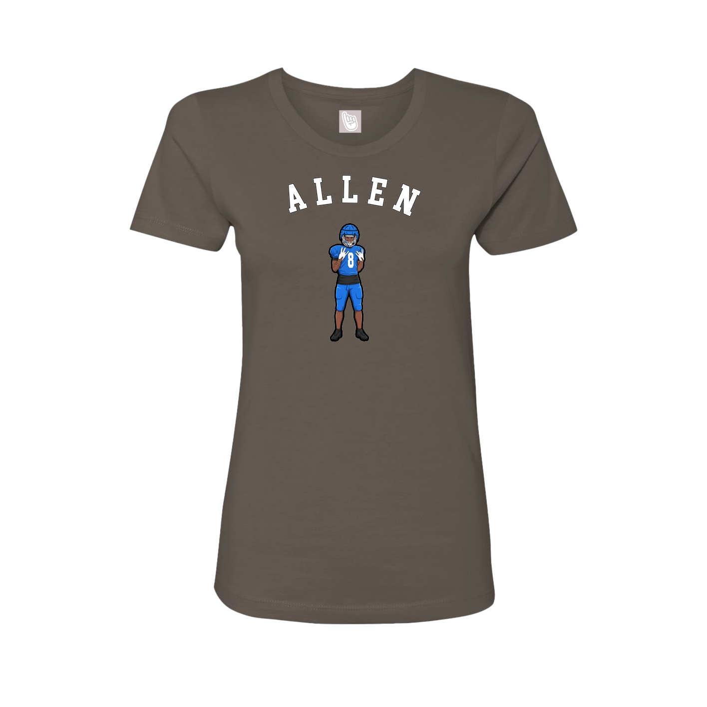Fitted Women's Tee — Shirsey Arch in Grey
