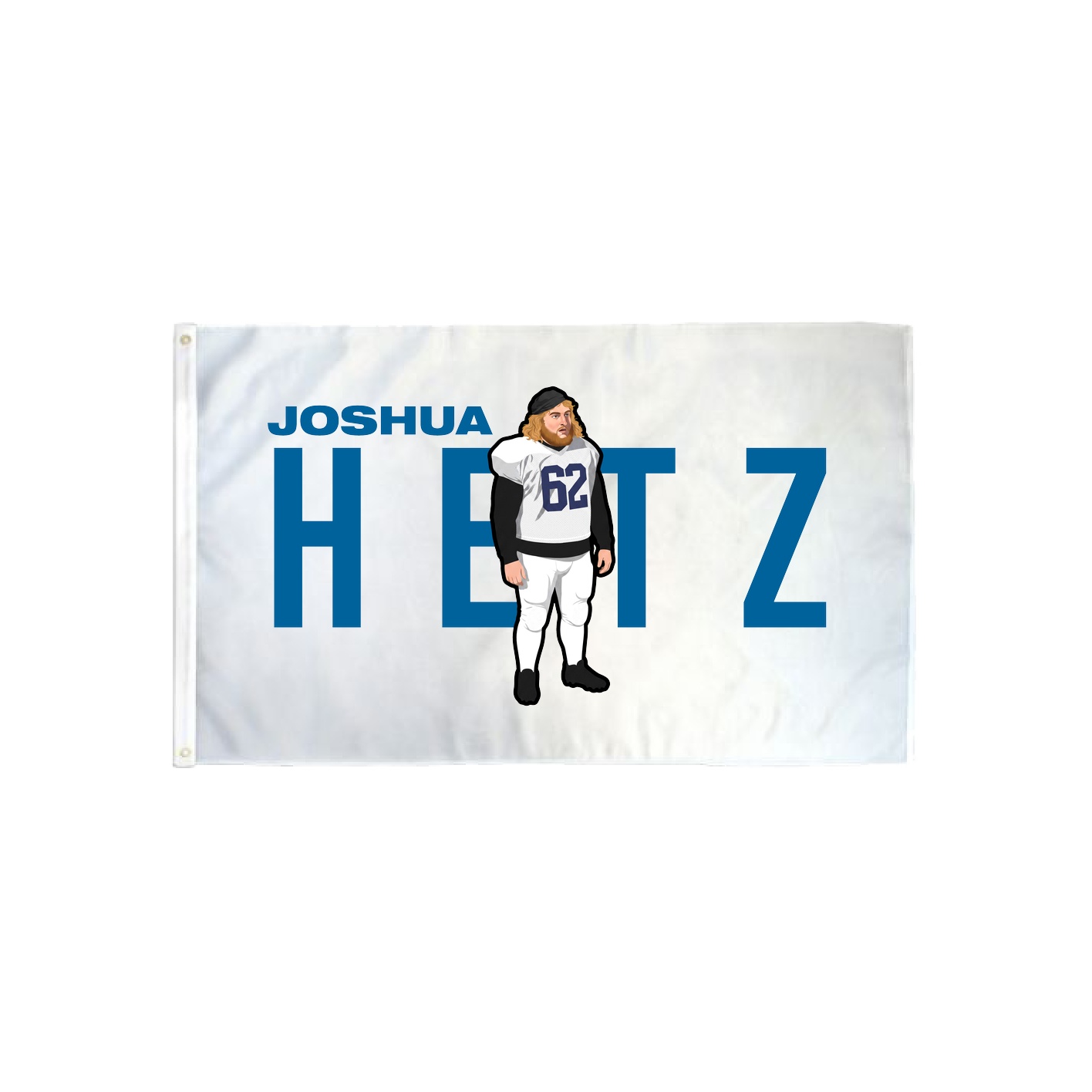3x5 Flag — Player Name in Classic