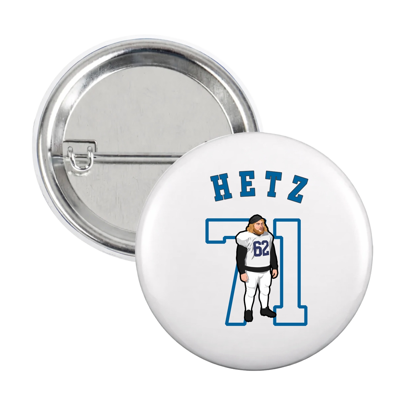 Game Day Button — Shirsey Arch in White