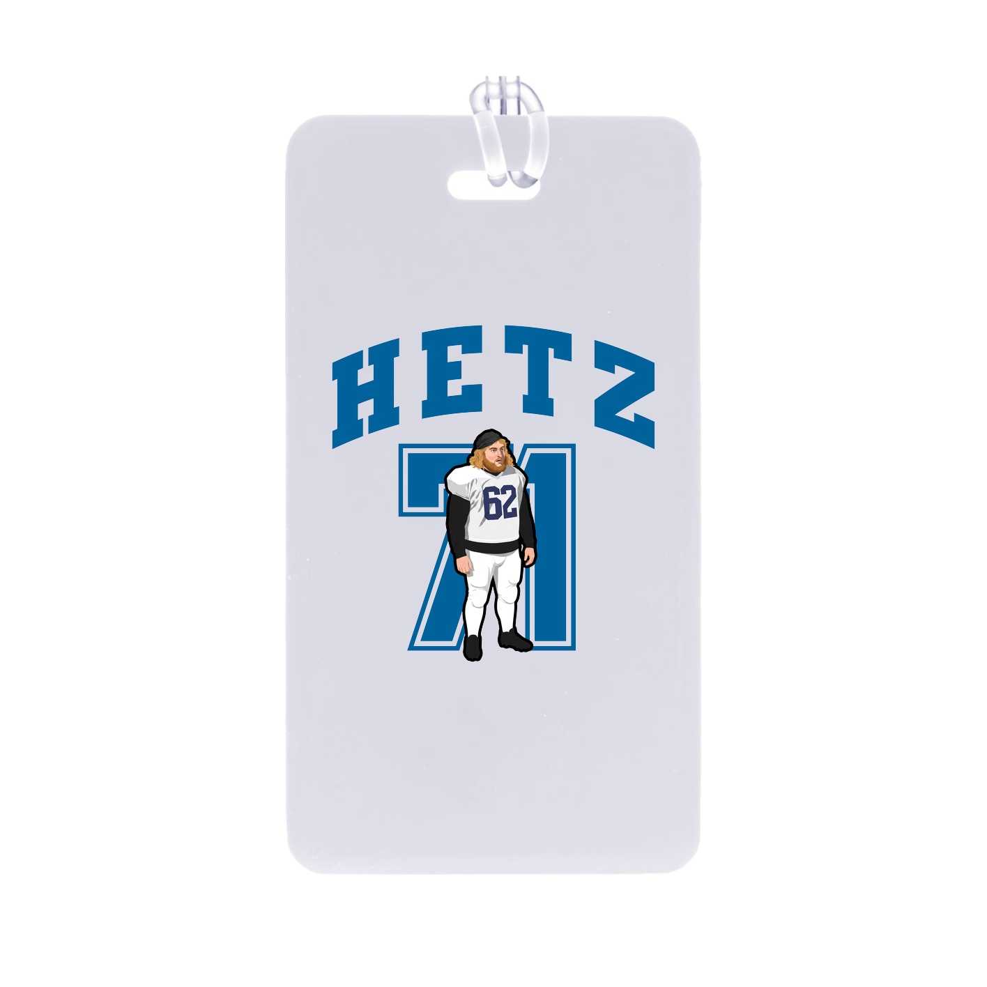 Bag Tag — Number in Classic