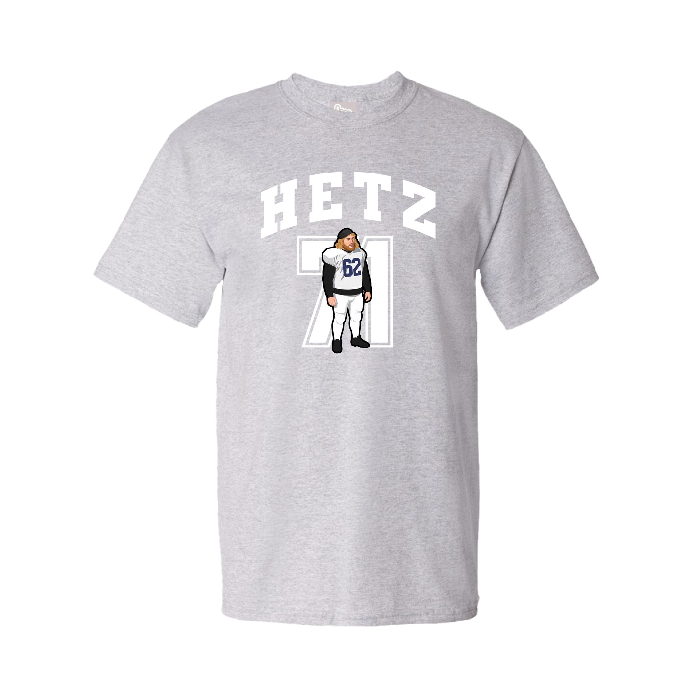Youth Tee — Number in Grey