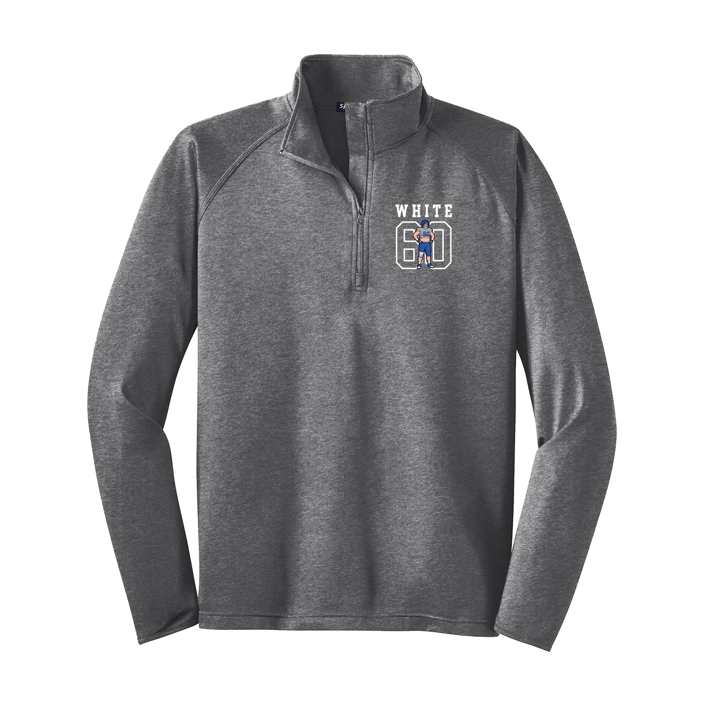 Q-Zip Pullover — Shirsey in Grey