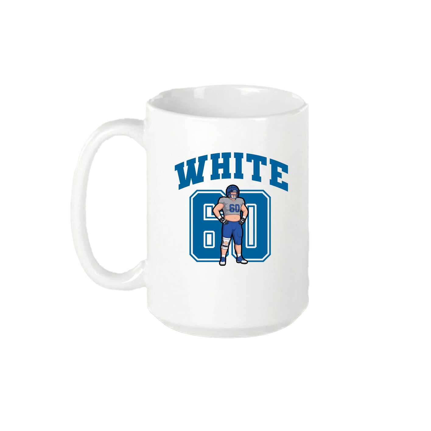 15oz Coffee Mug — Number in White