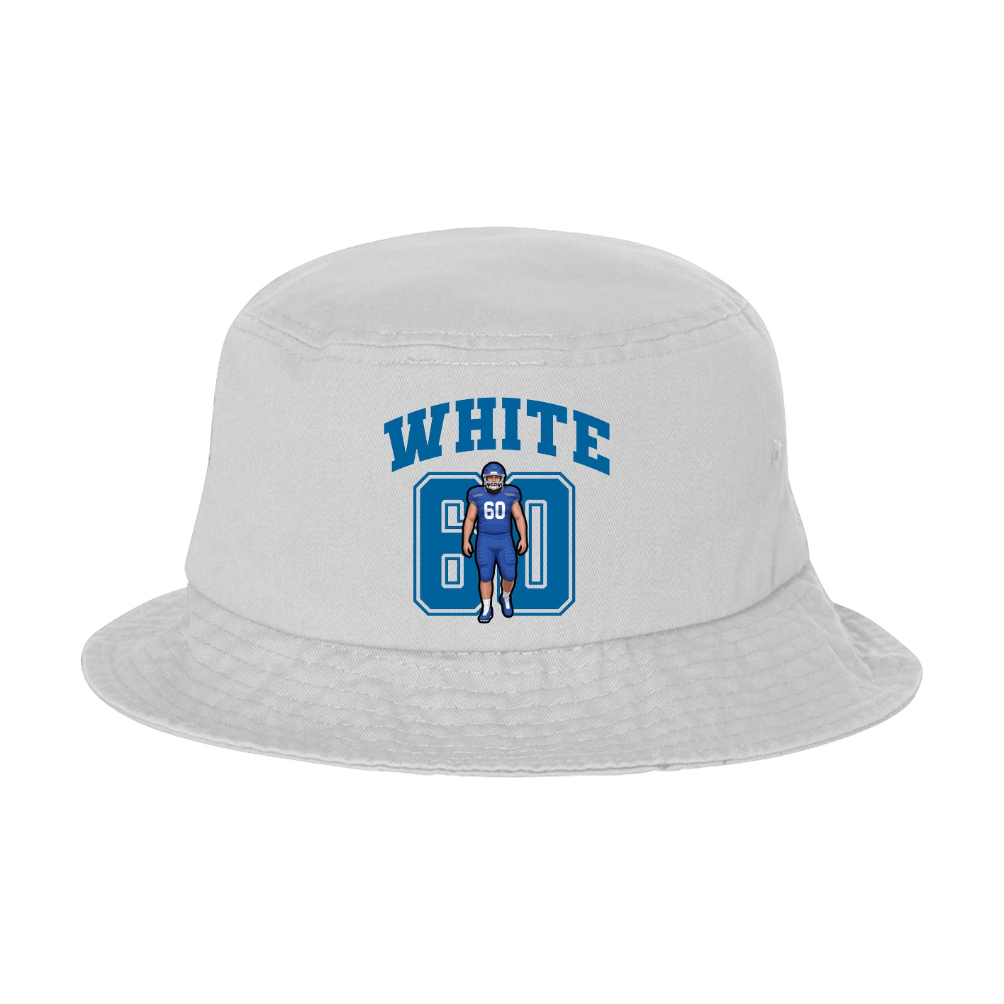 Bucket Cap — Number in White