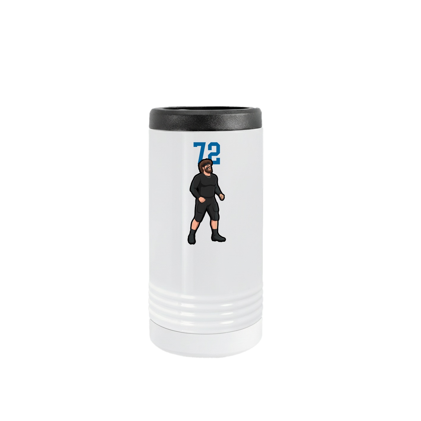 Slim Beverage Holder — Number Top in White