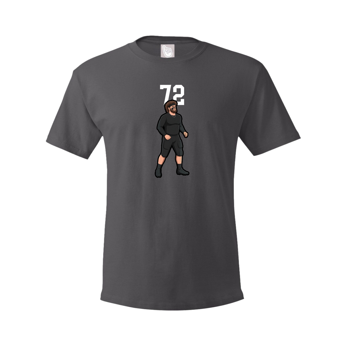 Tee — Number Top in Grey