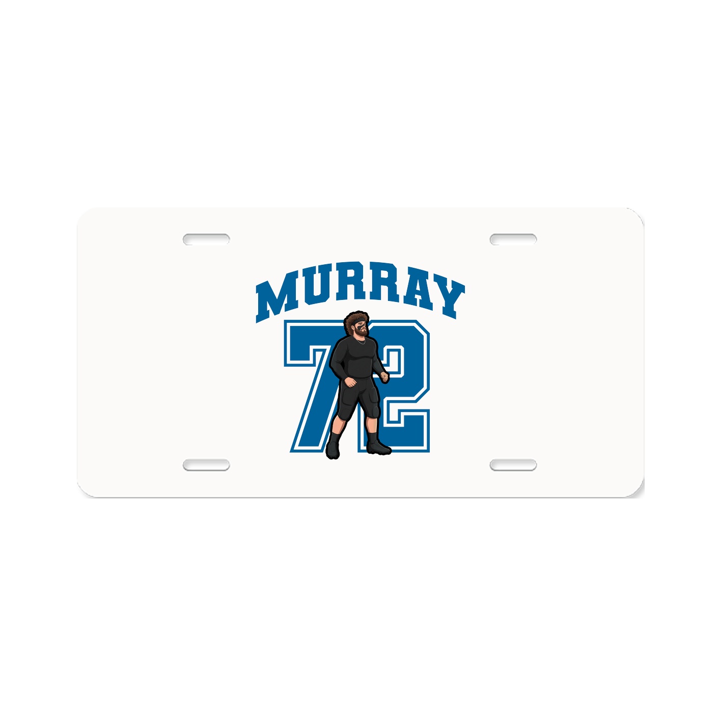 License Plate — Number in Classic