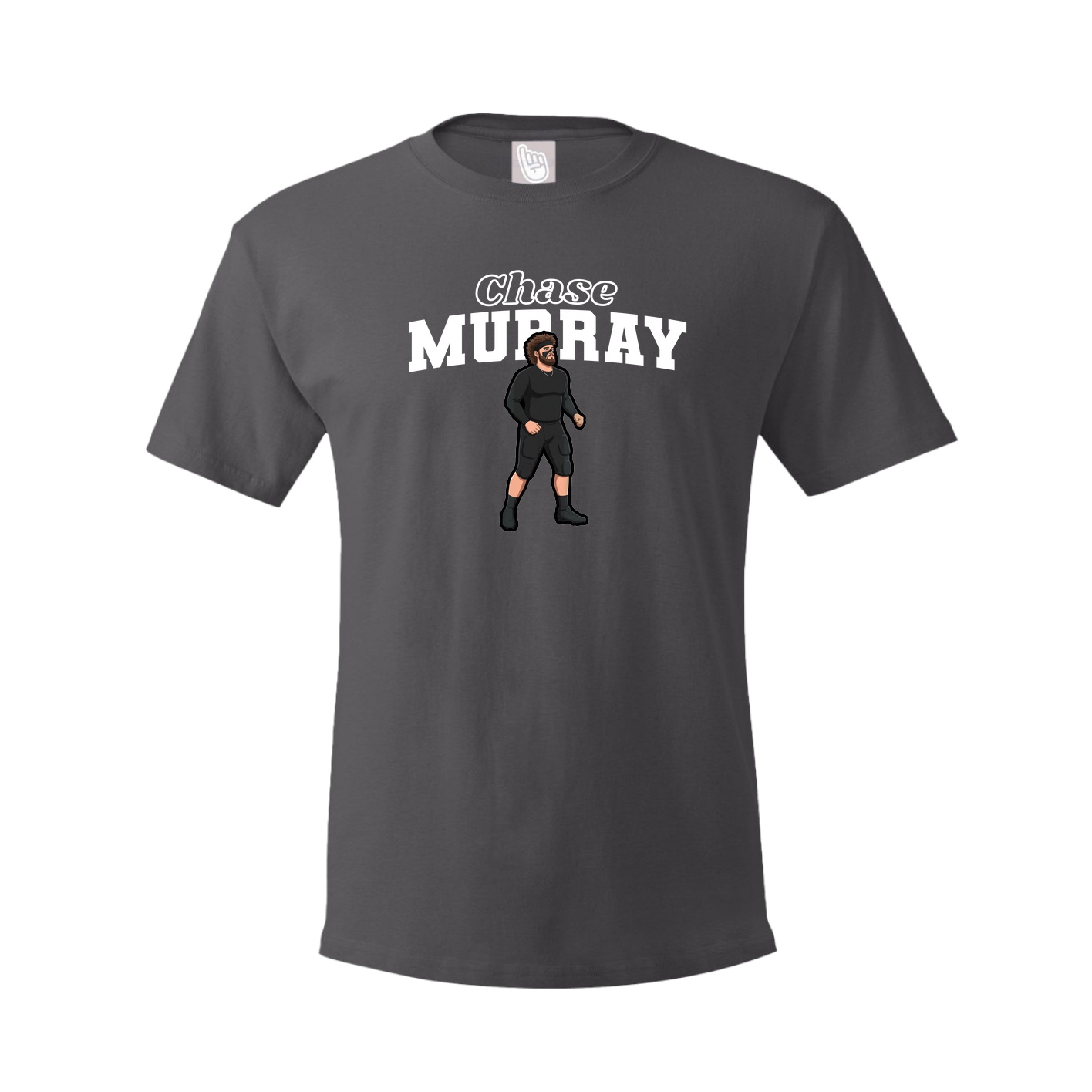 Tee — Name Arch in Grey