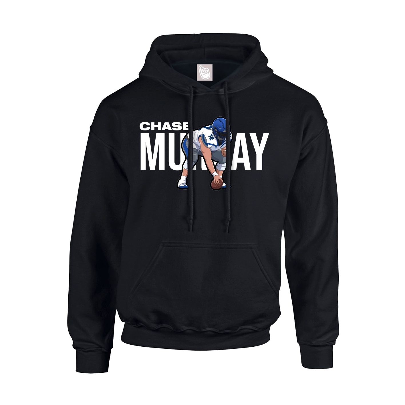 Hoodie — Player Name in Black
