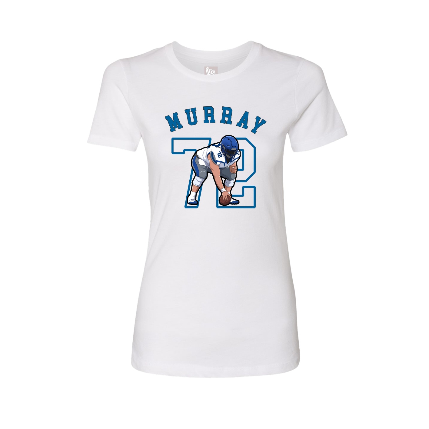 Fitted Women's Tee — Shirsey Arch in White