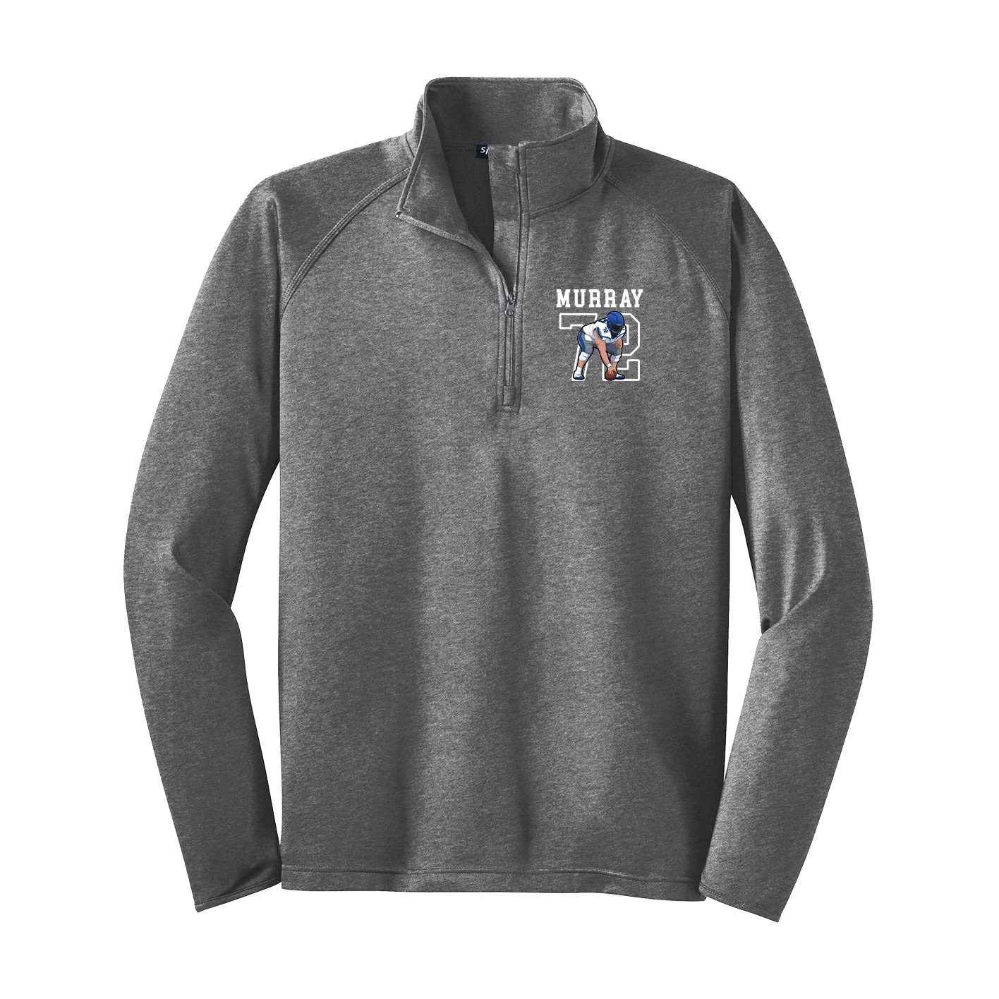 Q-Zip Pullover — Shirsey in Grey