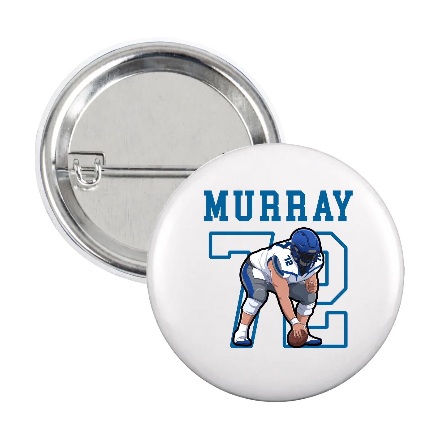 Game Day Button — Shirsey in White