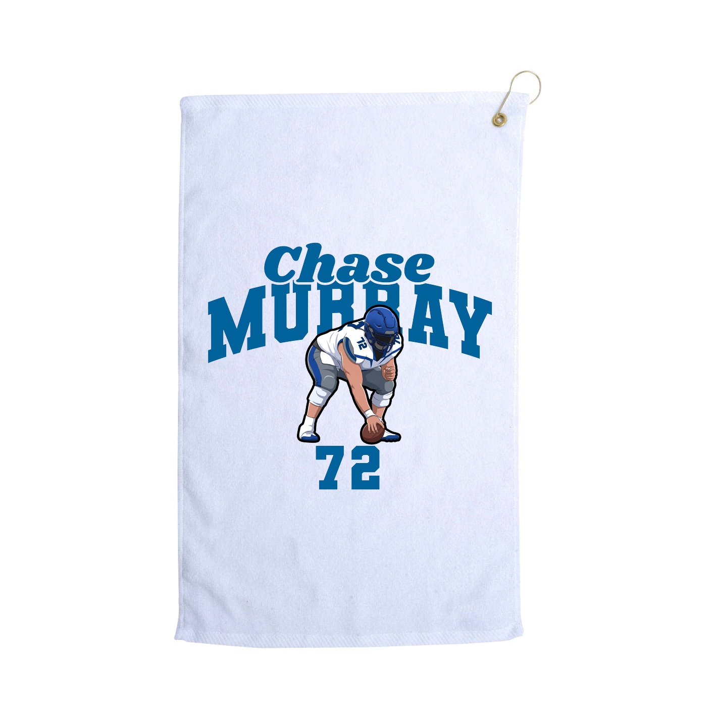 Golf Towel — Signature Arch in White