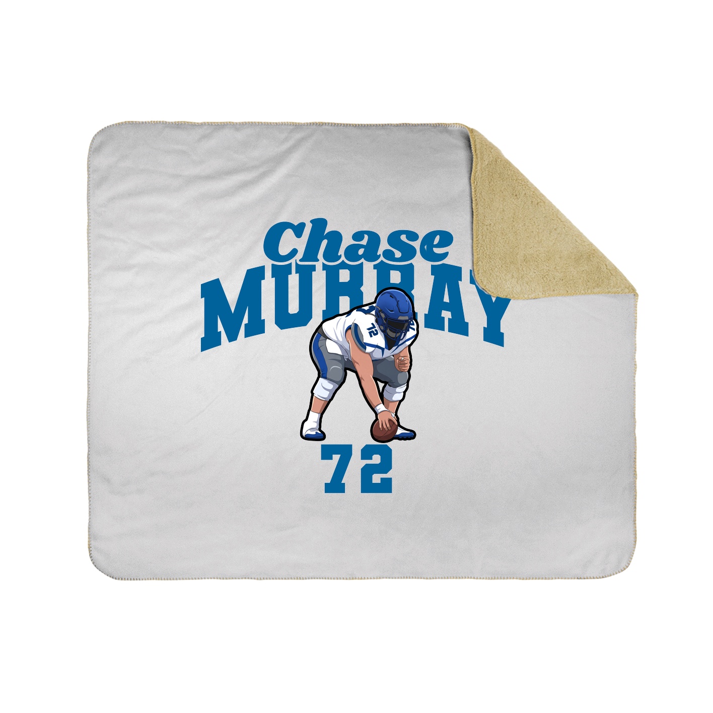 Throw Blanket — Signature Arch in White