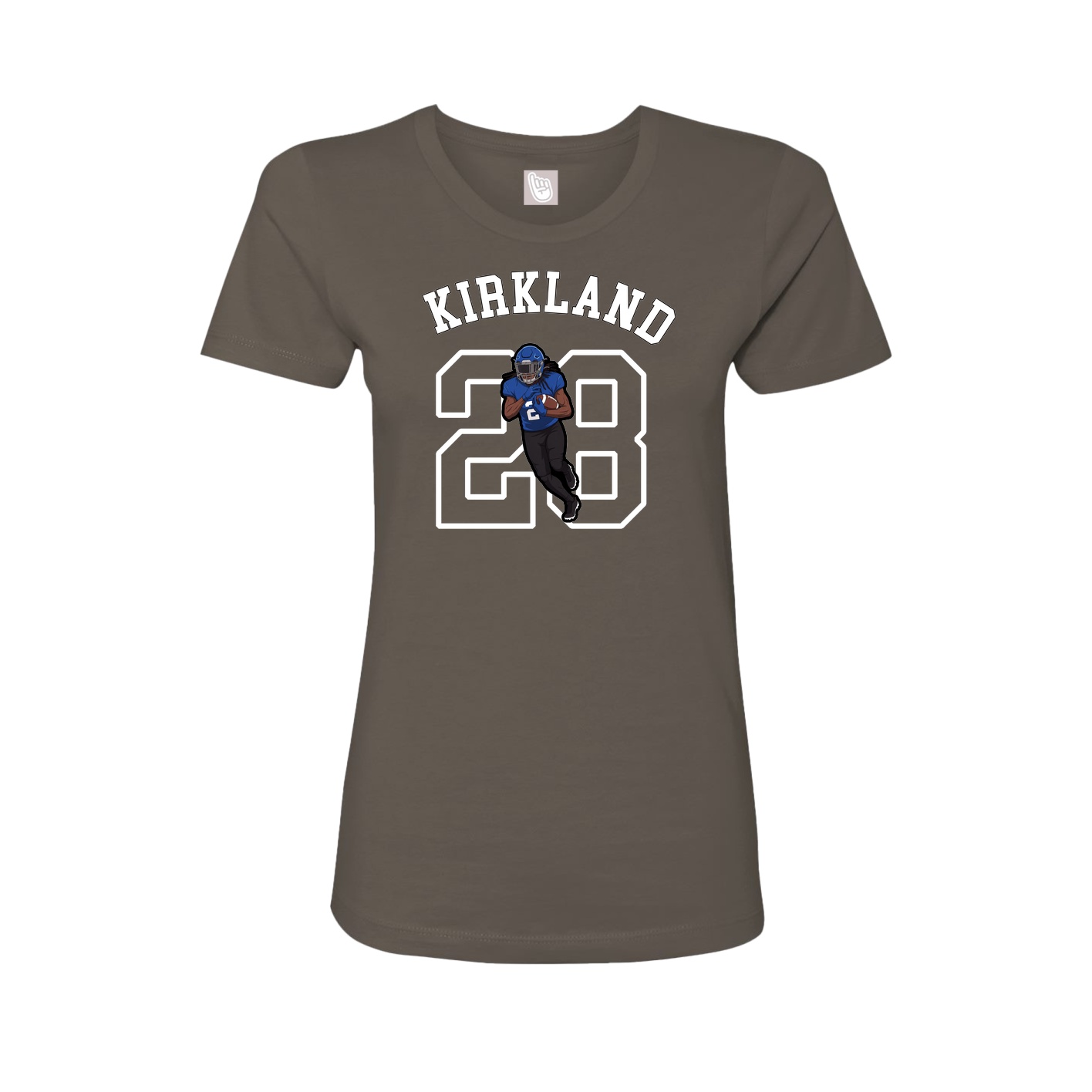Fitted Women's Tee — Shirsey Arch in Grey