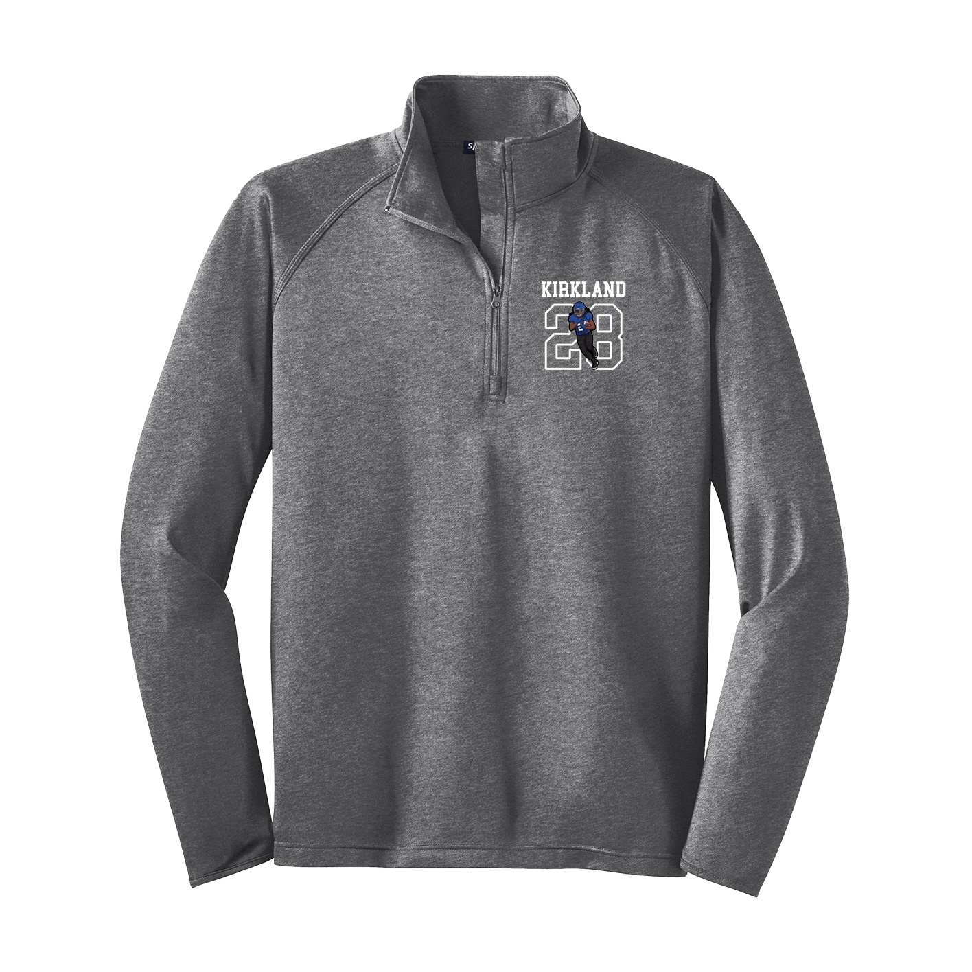 Q-Zip Pullover — Shirsey in Grey