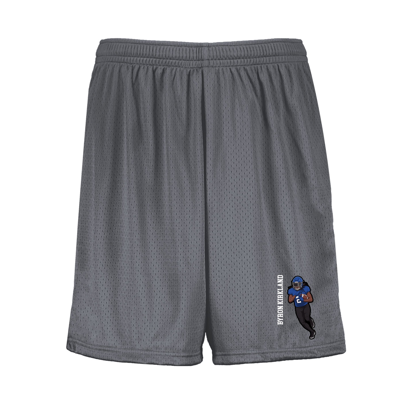 Shorts — Name Vertical in Grey