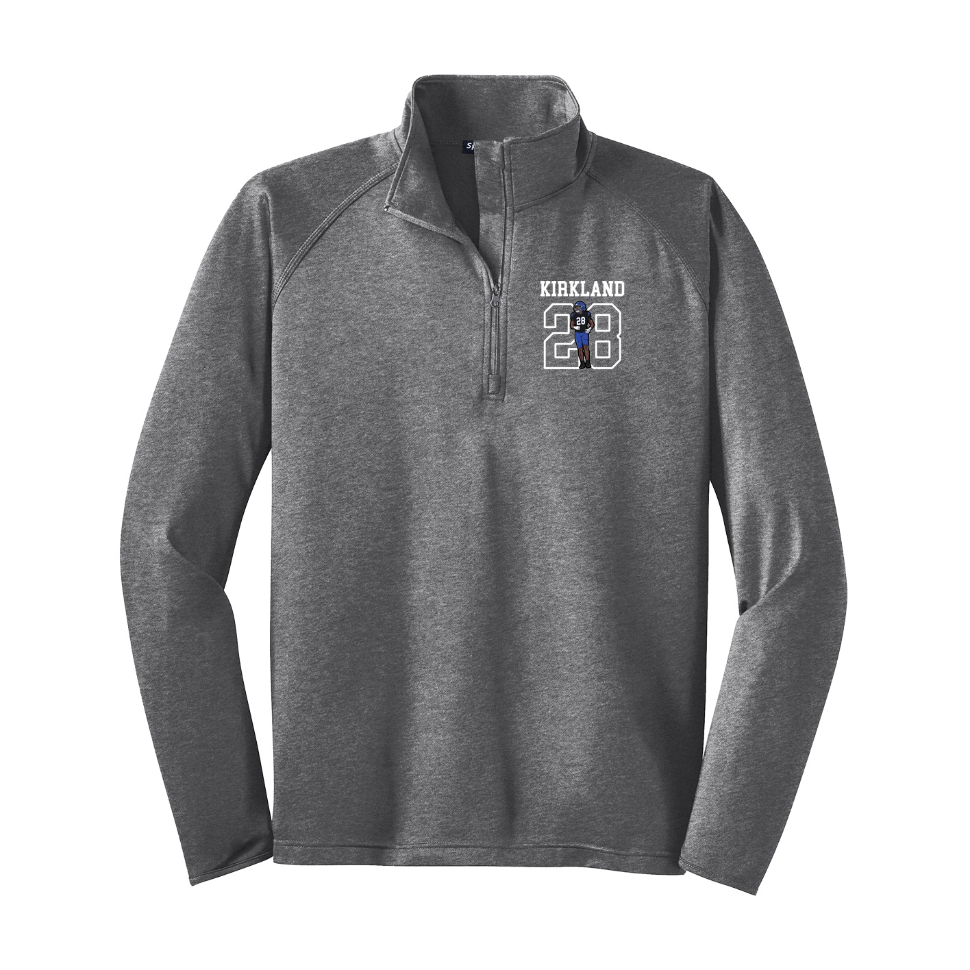 Q-Zip Pullover — Shirsey in Grey