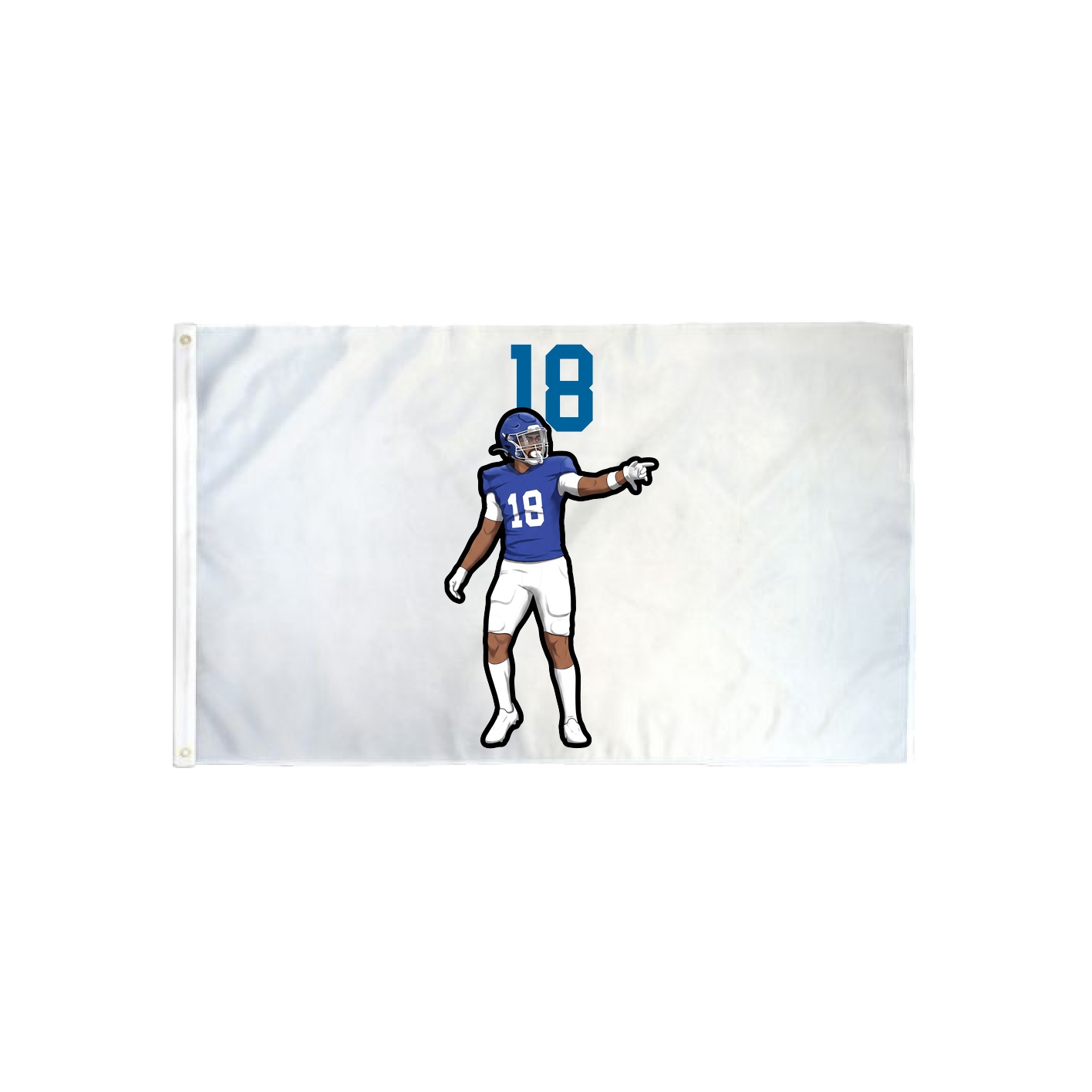 3x5 Flag — Number Top in Classic