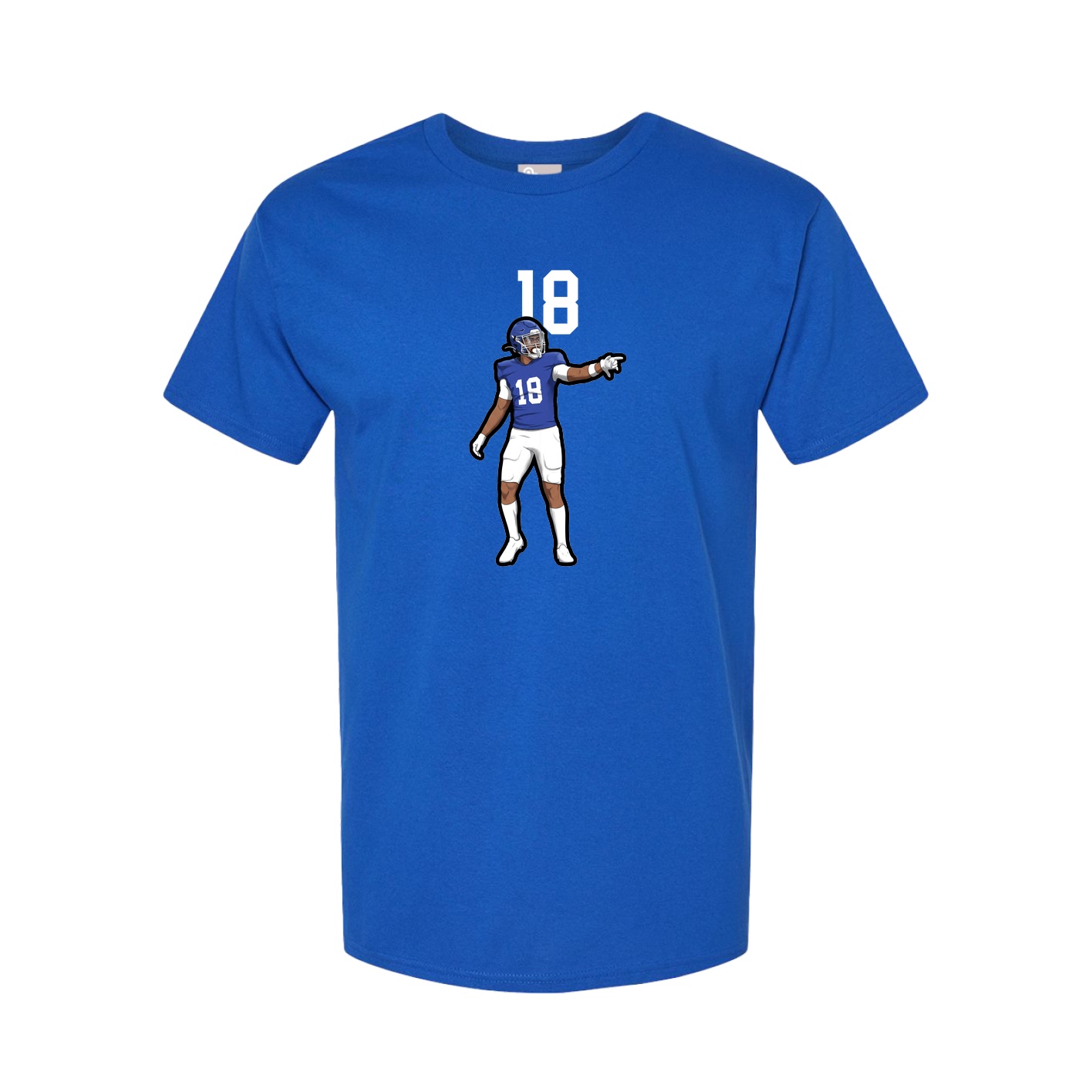 Tee — Number Top in Royal