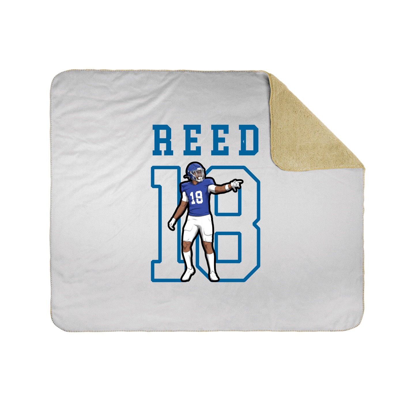 Throw Blanket — Shirsey in White