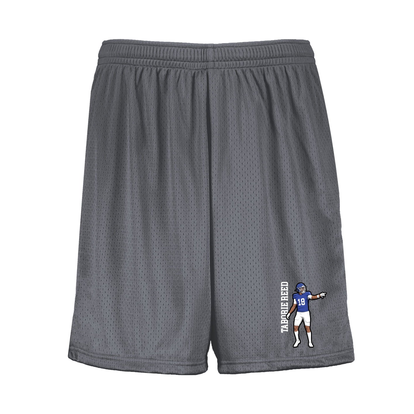 Shorts — Name Vertical in Grey