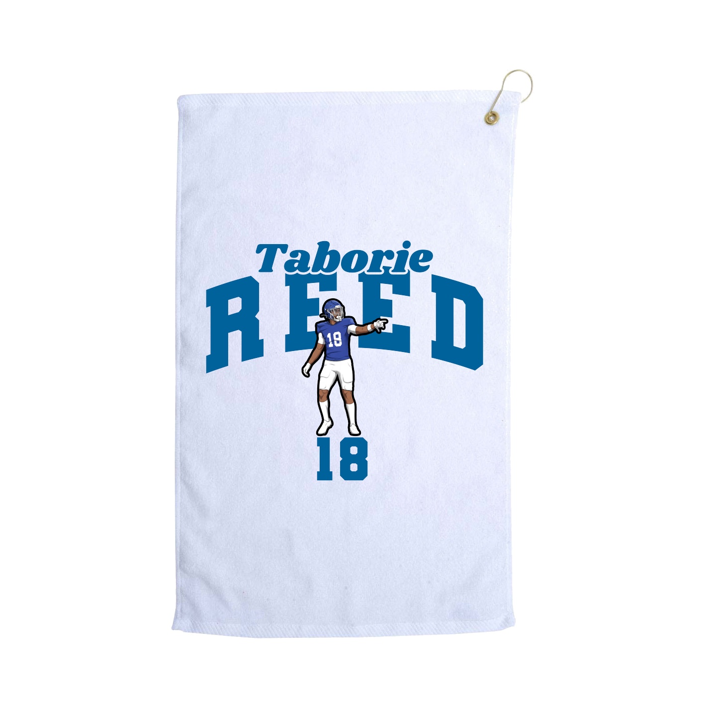 Golf Towel — Signature Arch in White