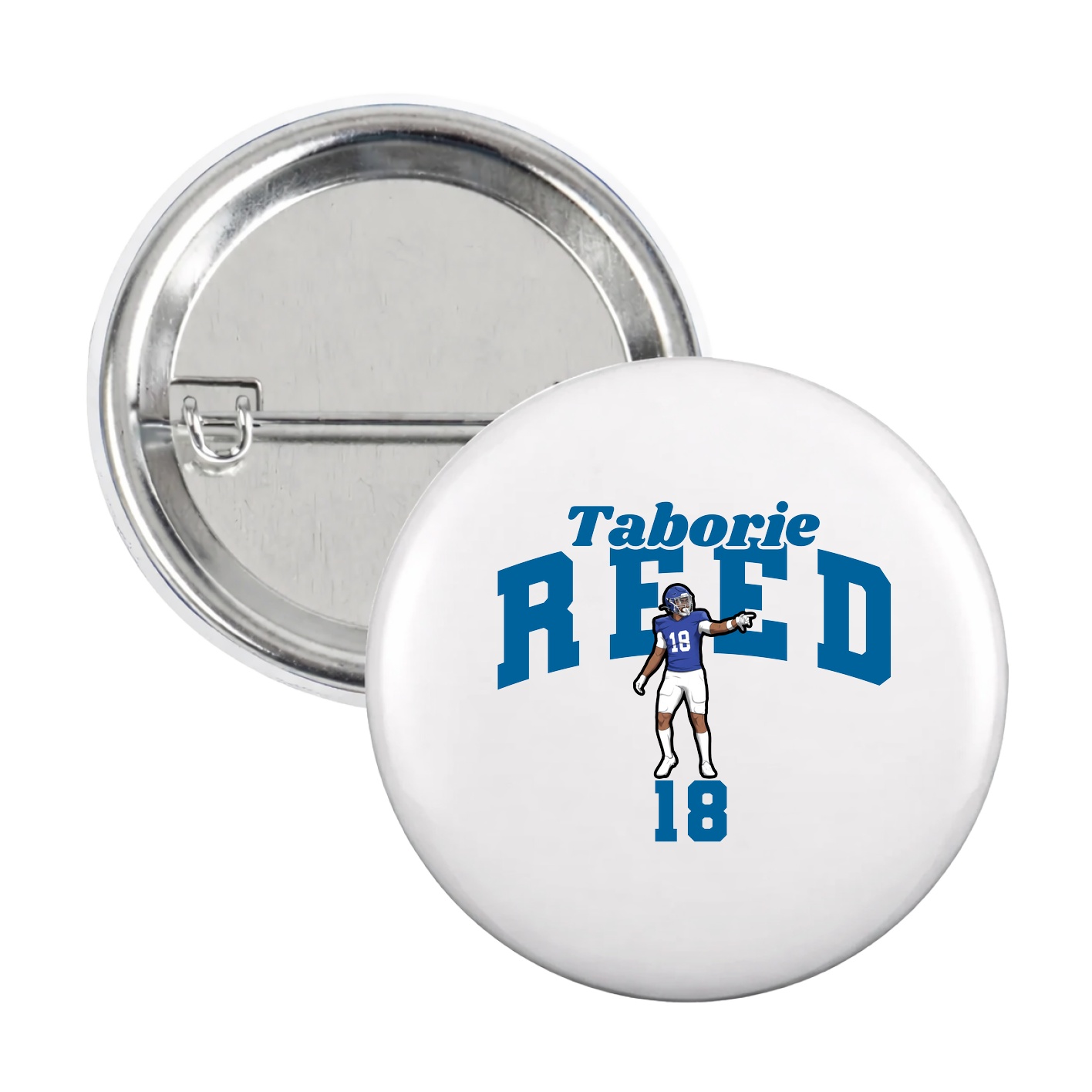 Game Day Button — Signature Arch in White