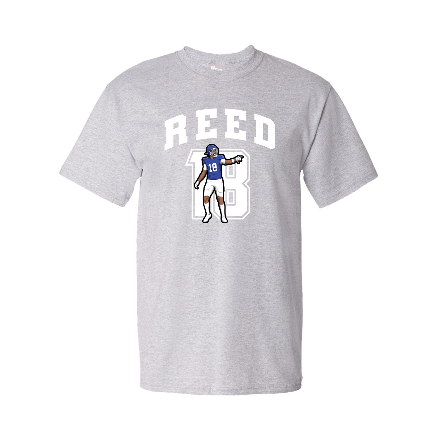 Youth Tee — Number in Grey