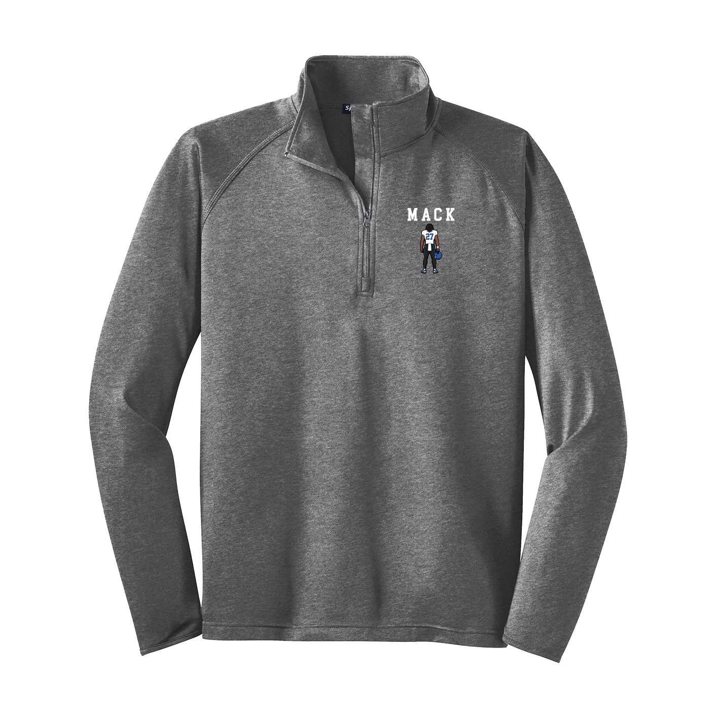 Q-Zip Pullover — Shirsey in Grey