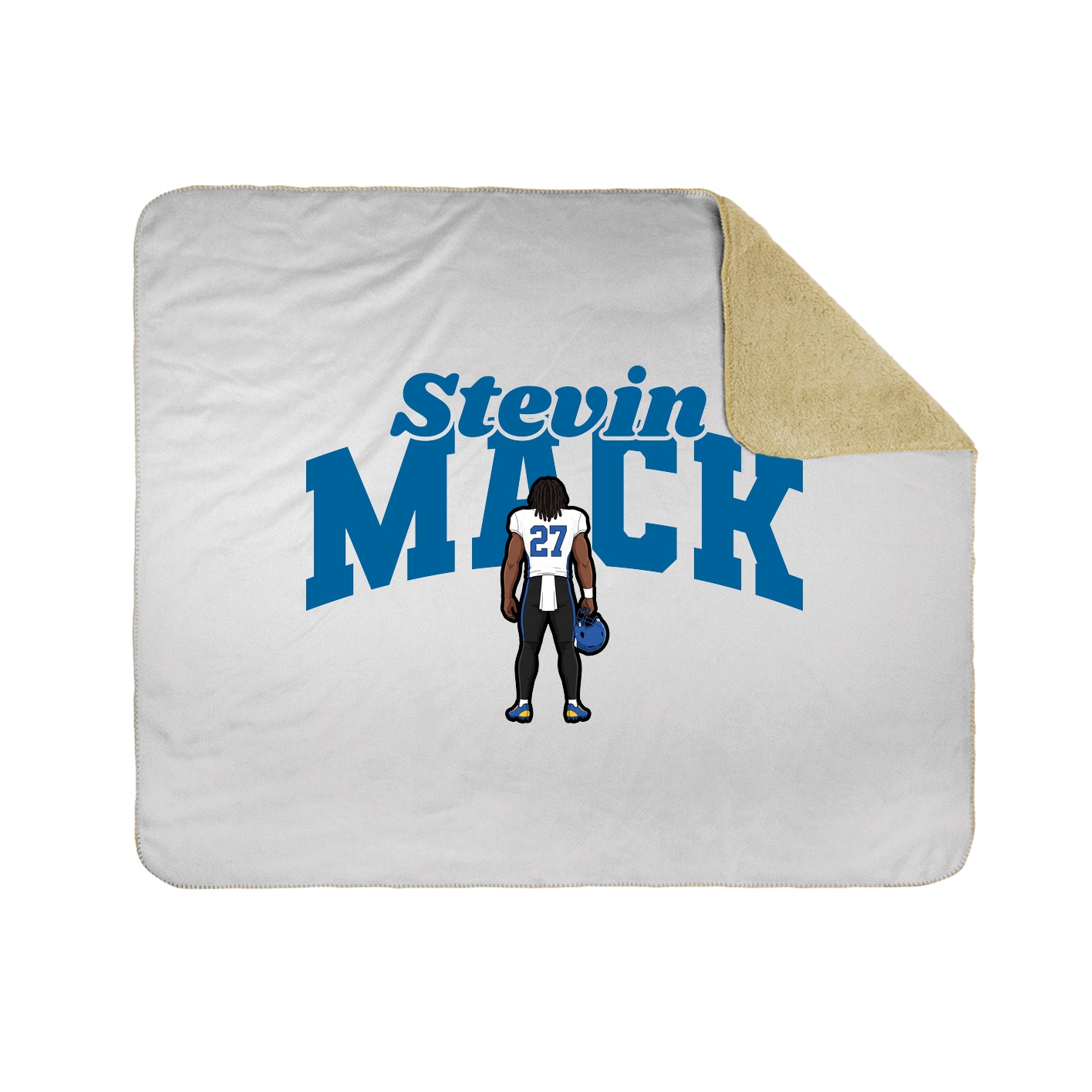 Throw Blanket — Signature Arch in White