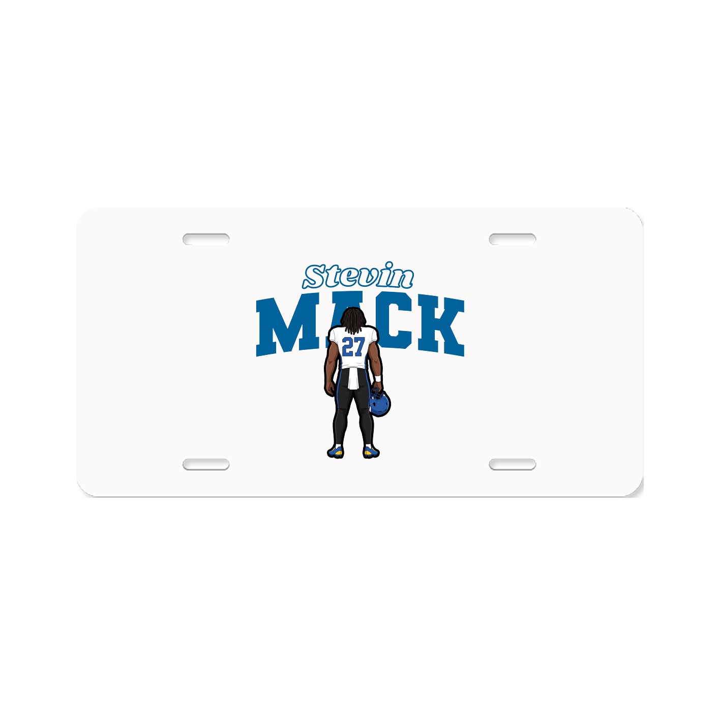 License Plate — Name Arch in Classic