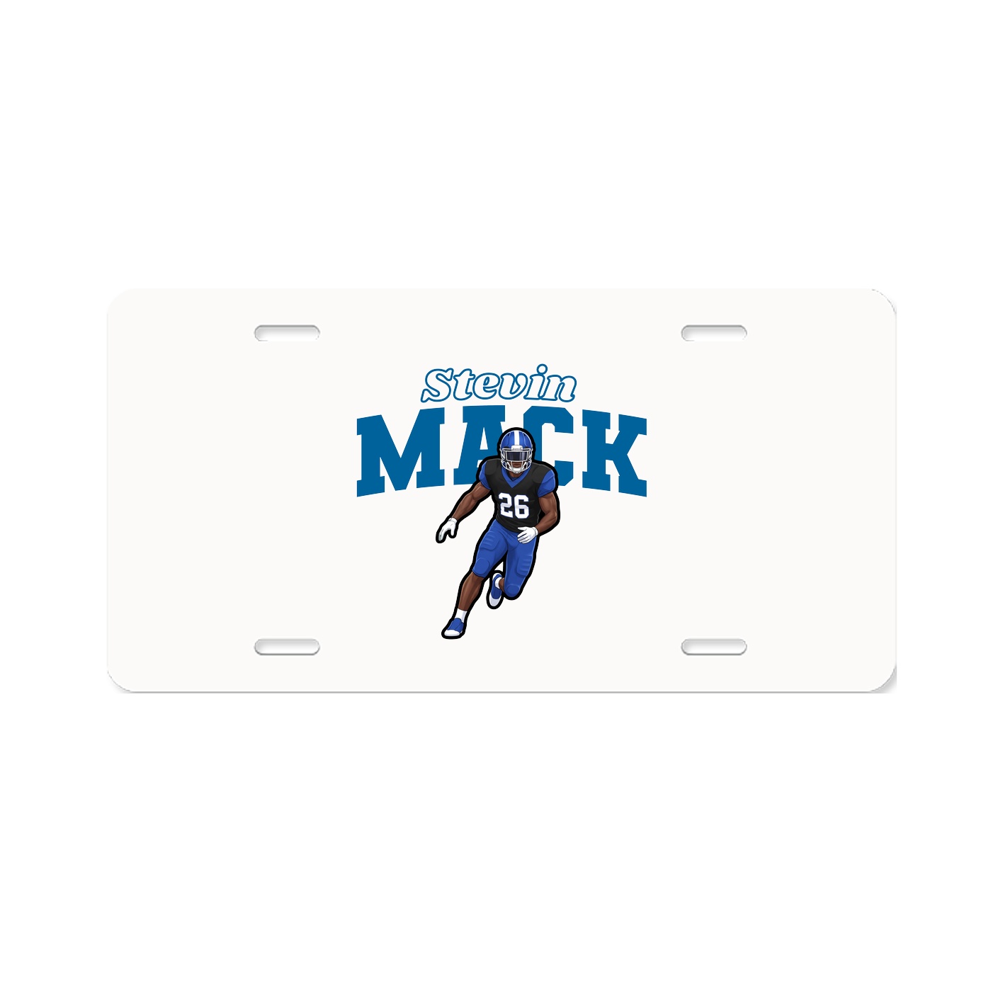 License Plate — Name Arch in Classic