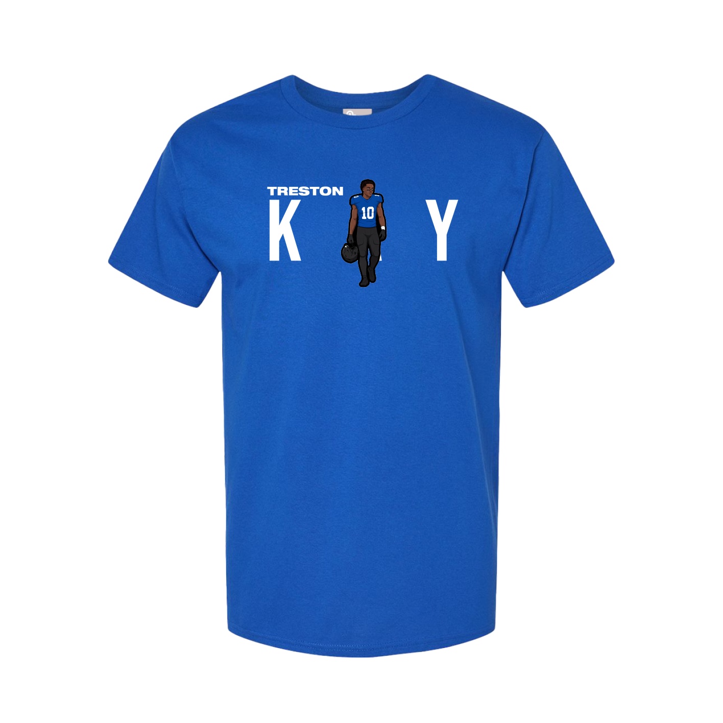 Youth Tee — Player Name in Royal