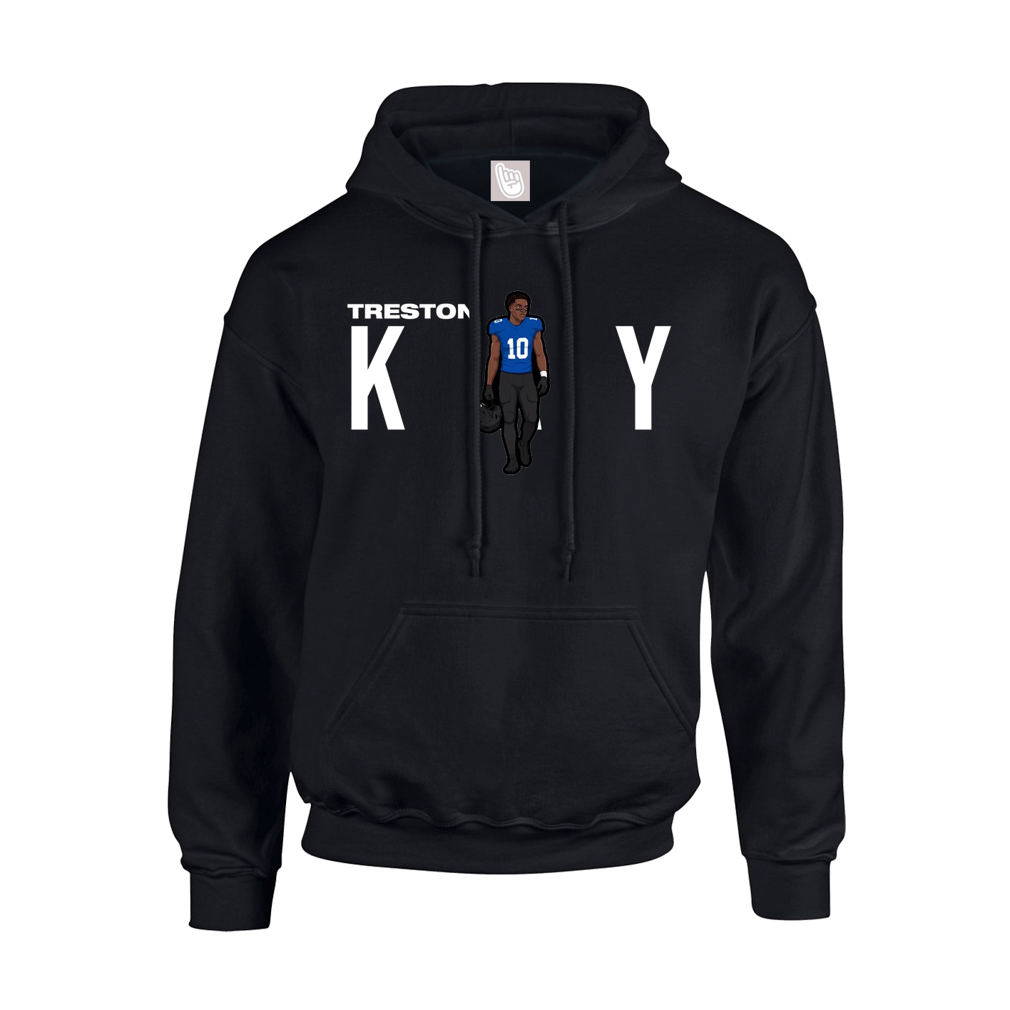 Hoodie — Player Name in Black