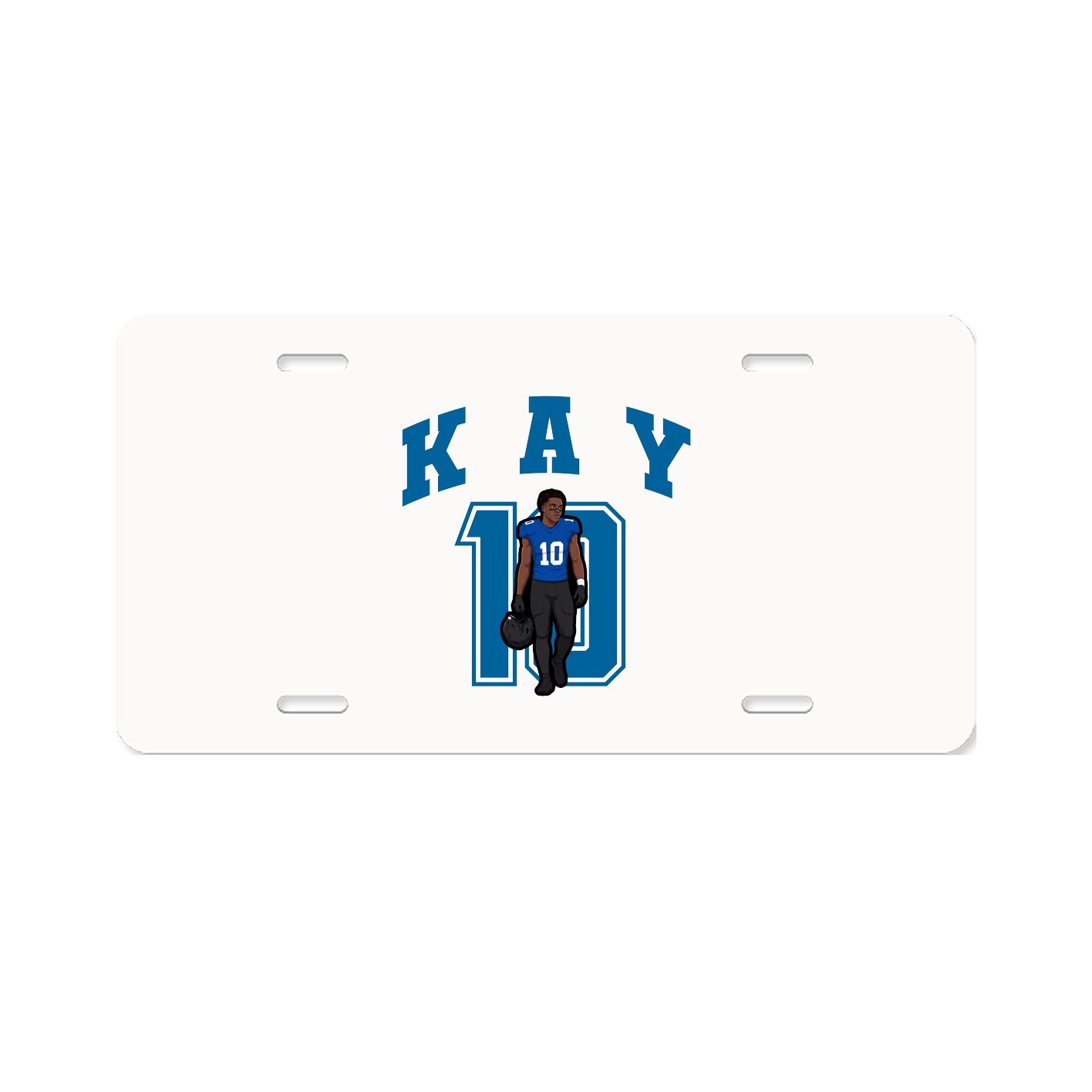 License Plate — Number in Classic