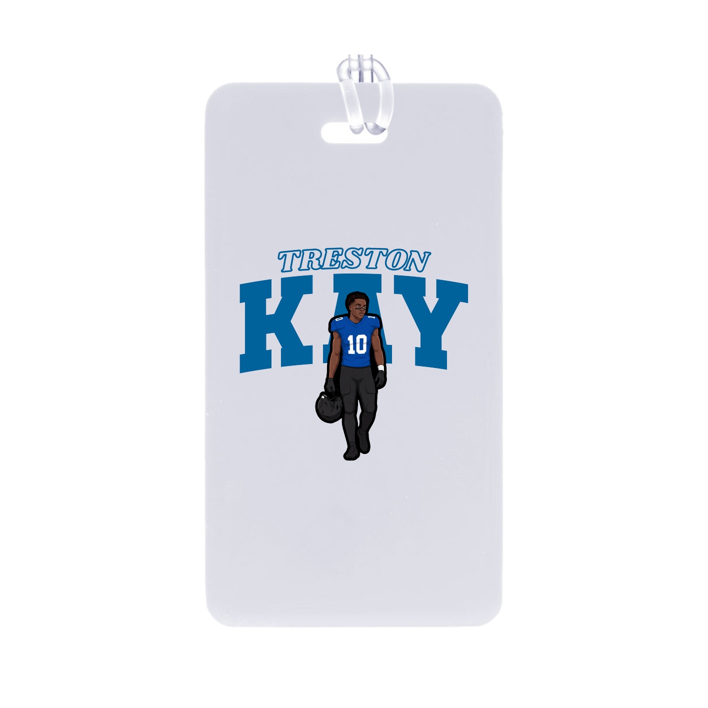 Bag Tag — Name Arch in Classic