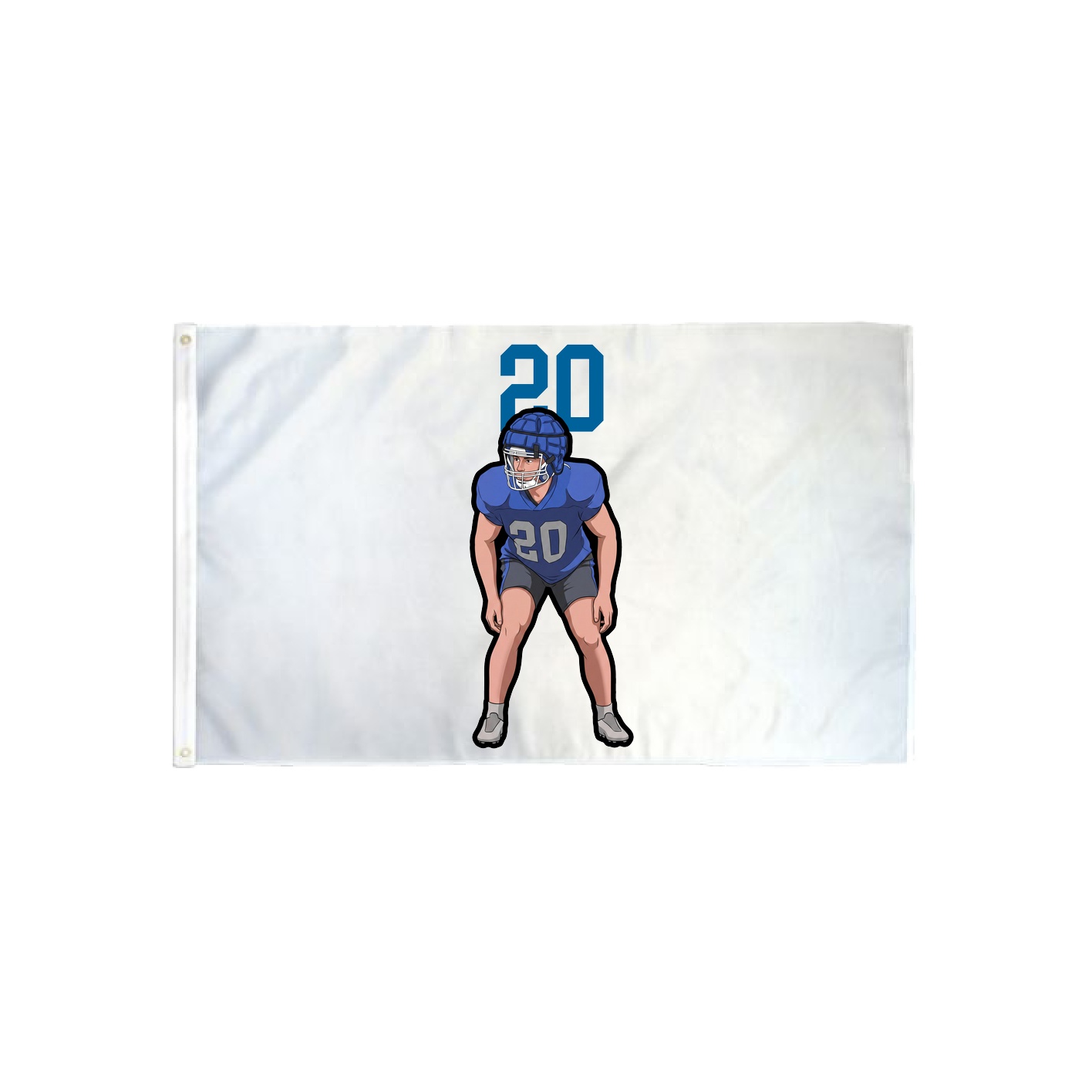 3x5 Flag — Number Top in Classic