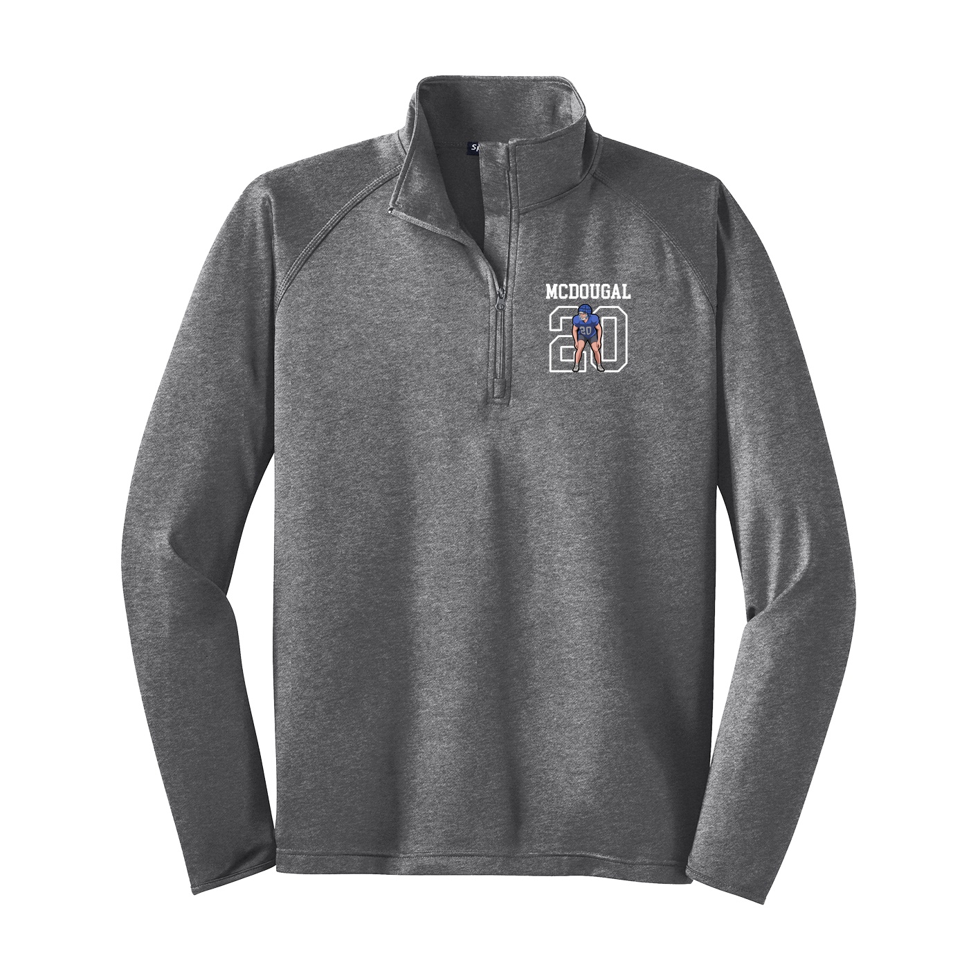 Q-Zip Pullover — Shirsey in Grey