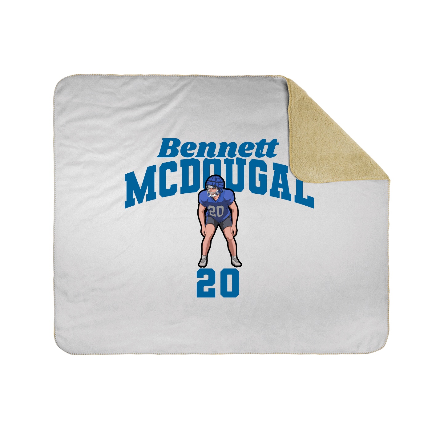 Throw Blanket — Signature Arch in White