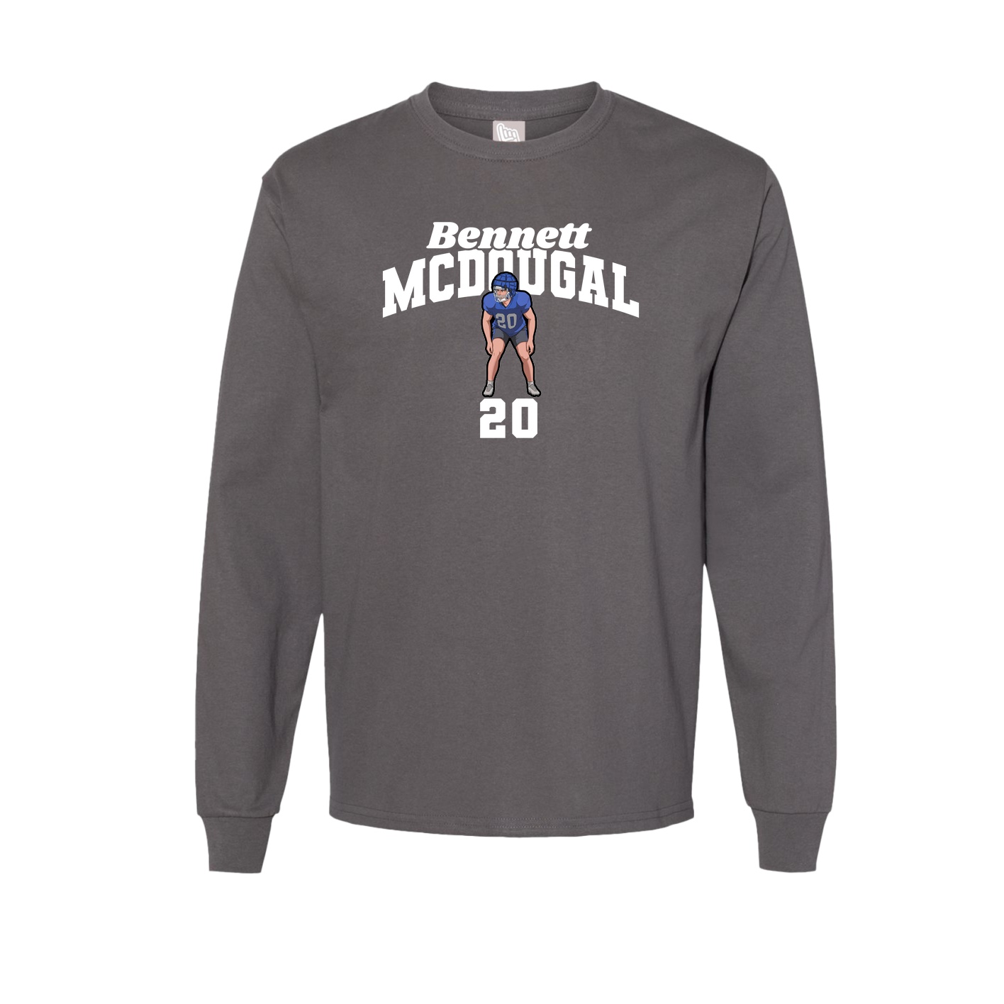 Long Sleeve Tee — Signature Arch in Grey