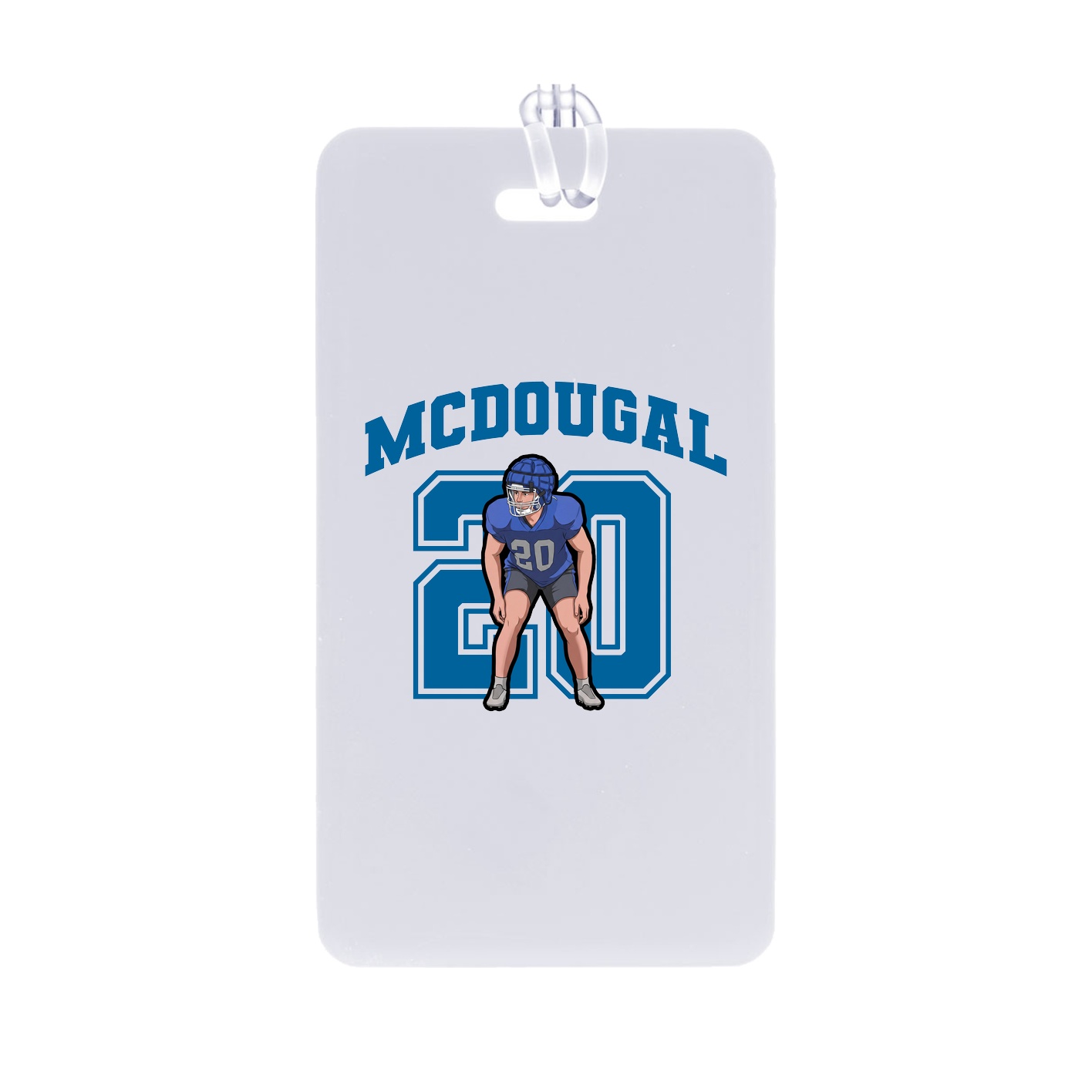 Bag Tag — Number in Classic