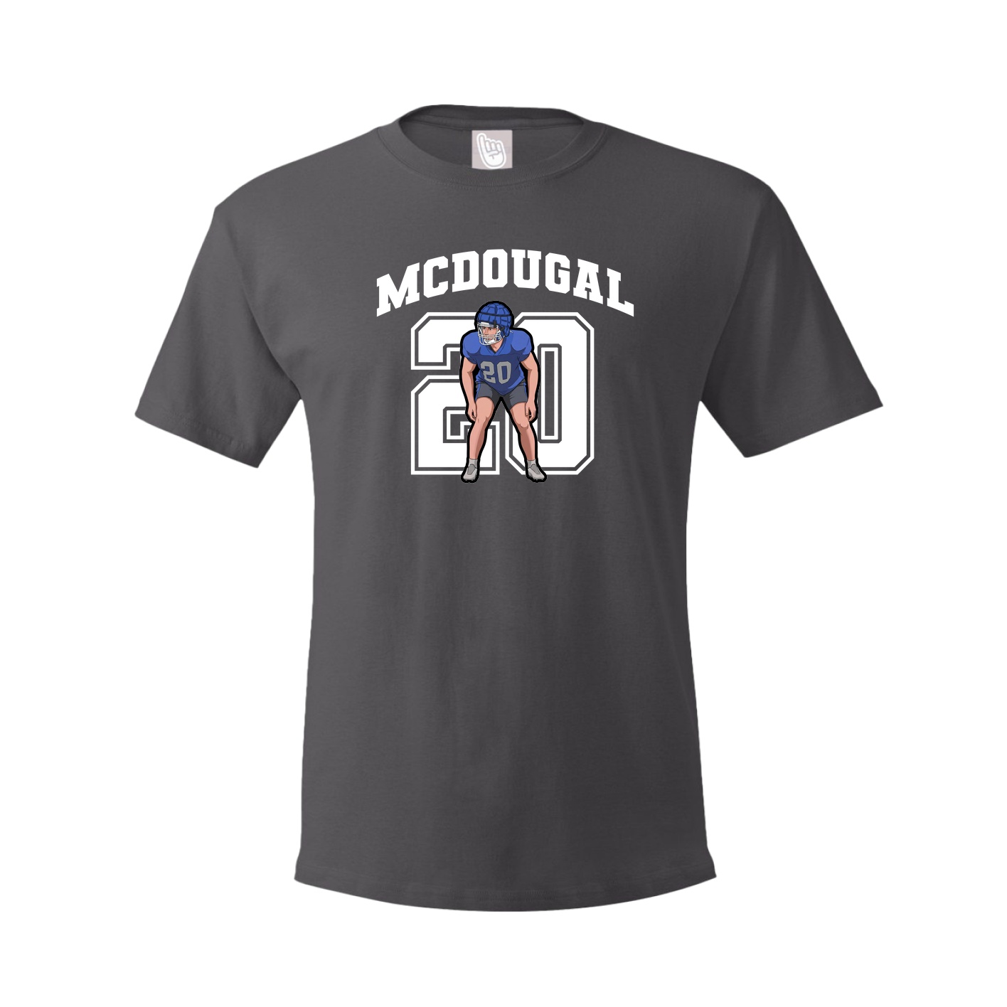 Tee — Number in Grey