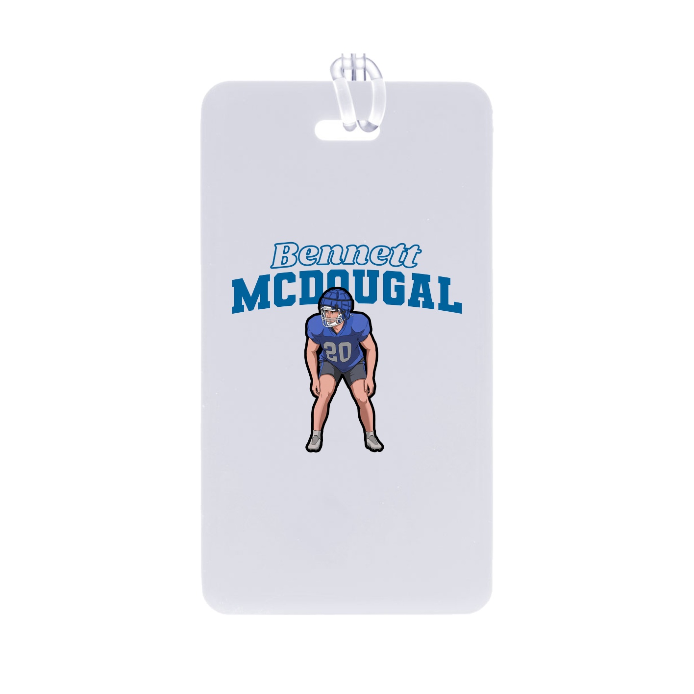 Bag Tag — Name Arch in Classic