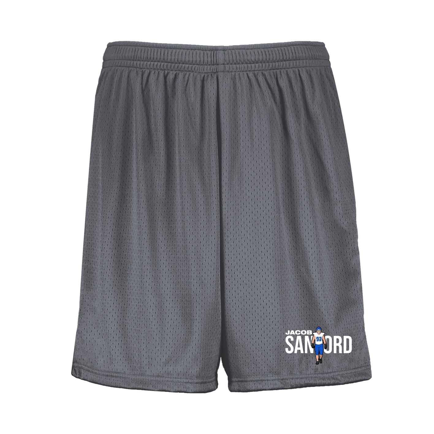 Shorts — Player Name in Grey