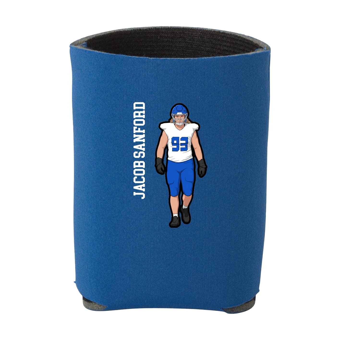 Can Holder — Name Vertical in Royal