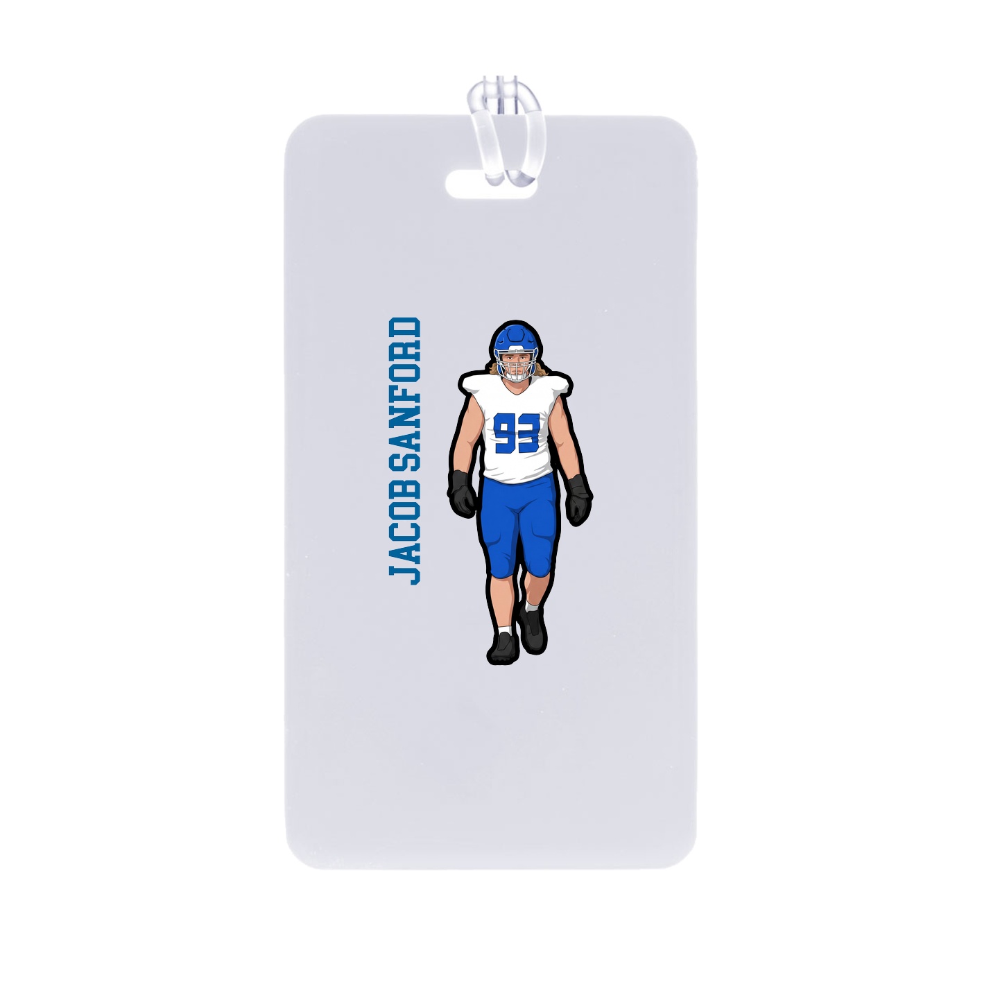Bag Tag — Name Vertical in Classic