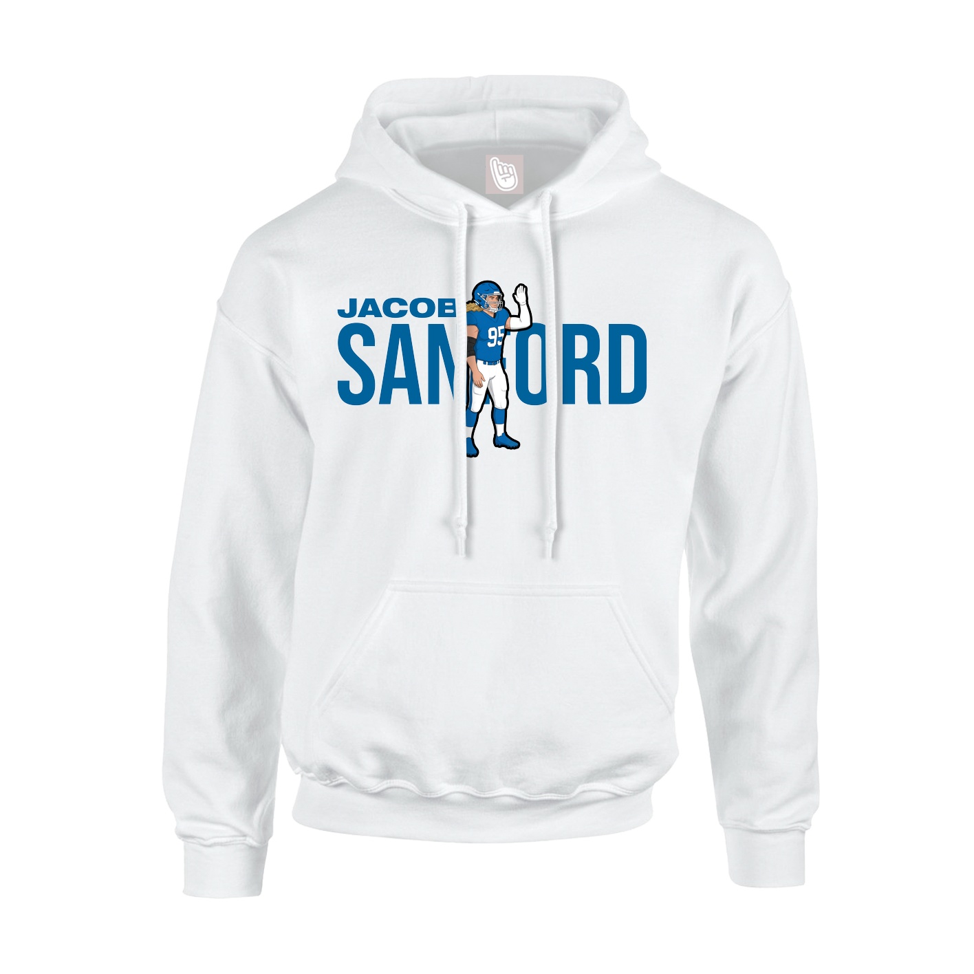Hoodie — Player Name in White