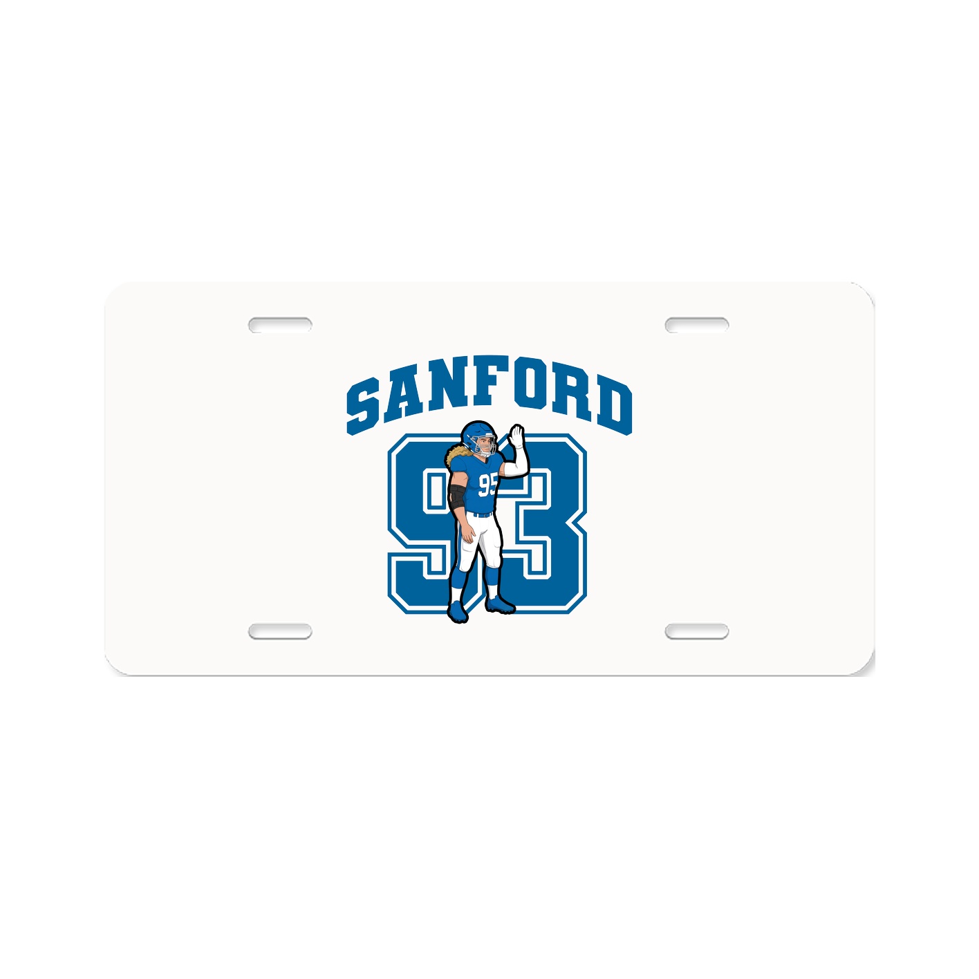 License Plate — Number in Classic